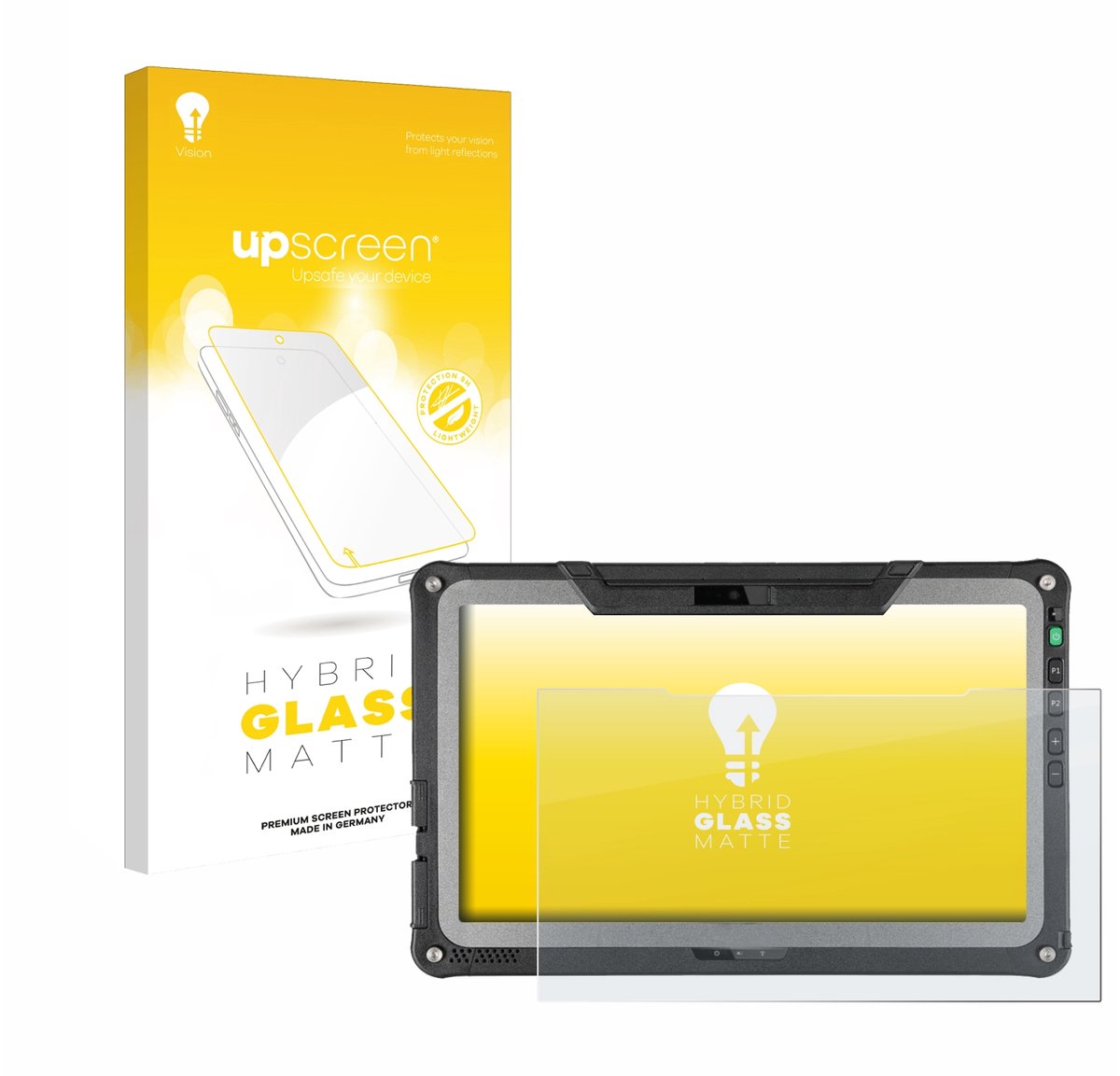 upscreen - Screenprotector voor Getac F110 G7 - Folie Beschermfolie Beschermglas matte