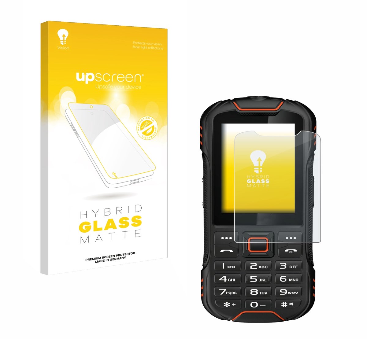 upscreen - Screenprotector voor Gigaset GLX8 - Folie Beschermfolie Beschermglas matte