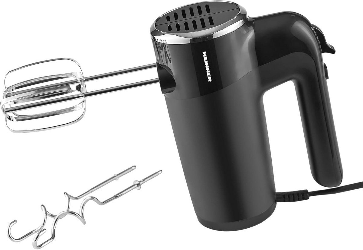 Krachtige Handmixer 300W met 6 Snelheden en Turbo - Inclusief Gardes en Deeghaken