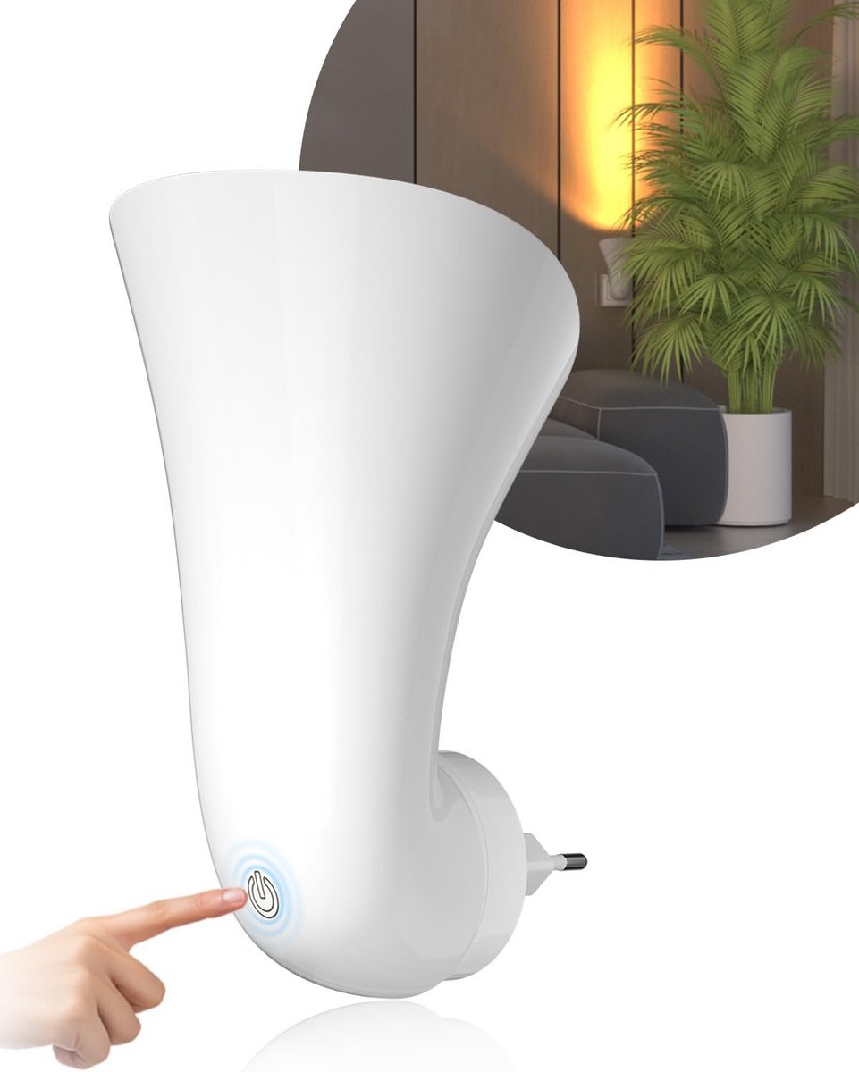 Moderne Plafondspots Wandlamp Draaibaar met Touch Schakelaar - Inclusief Stekker - Ideaal voor Woonkamer, Hal en Slaapkamer