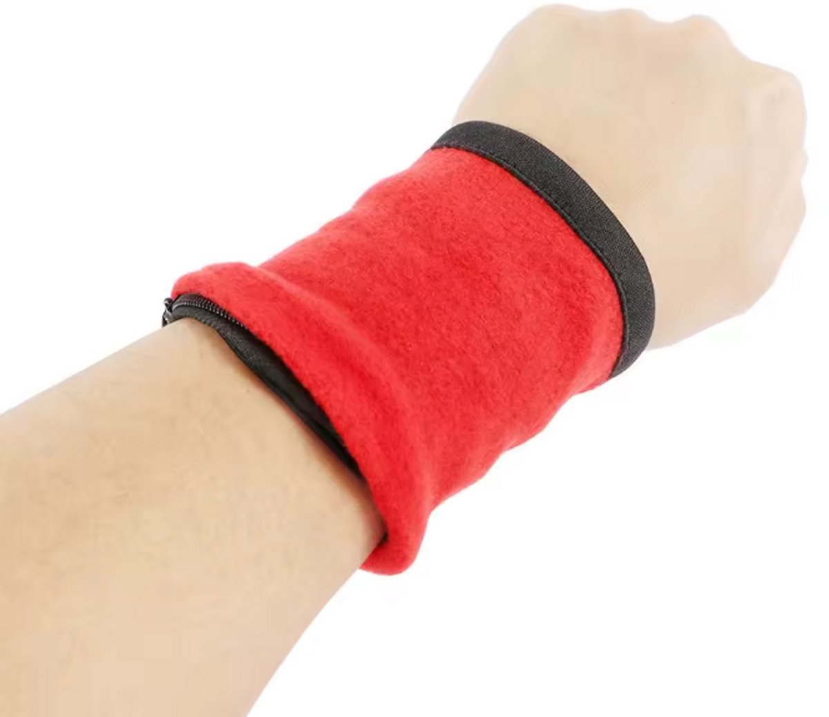 New Age Devi - Zweetband met Rits - Hoog Kwaliteit - Trainen Fietsen Hardlopen - Vakantie - Sporten