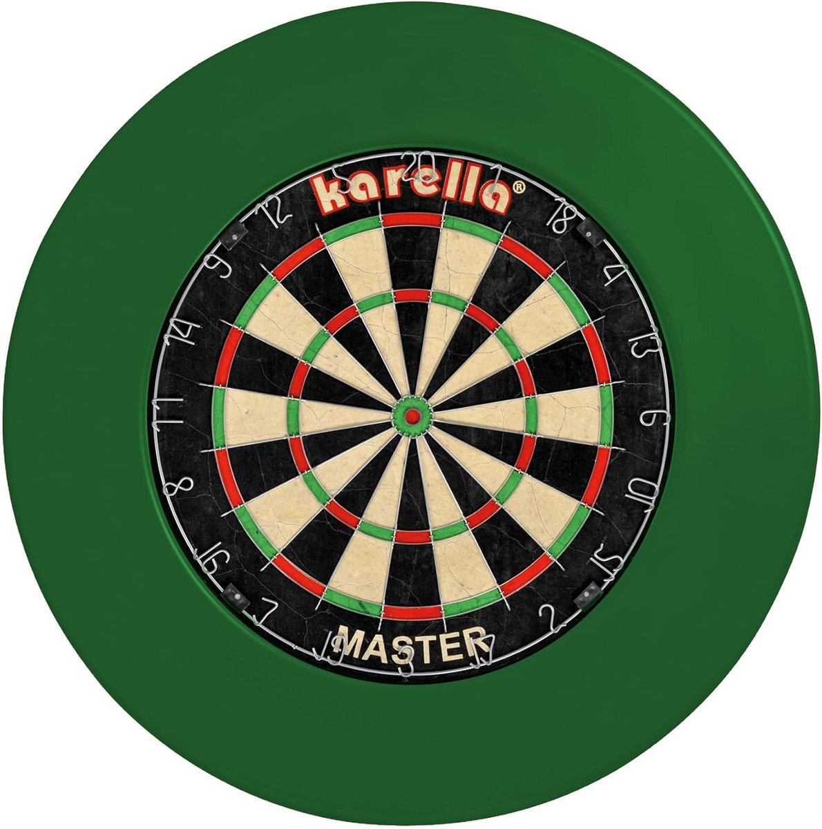 Eendelige Dartbord Surround Catchring voor Wandbescherming - Groene Opvangring