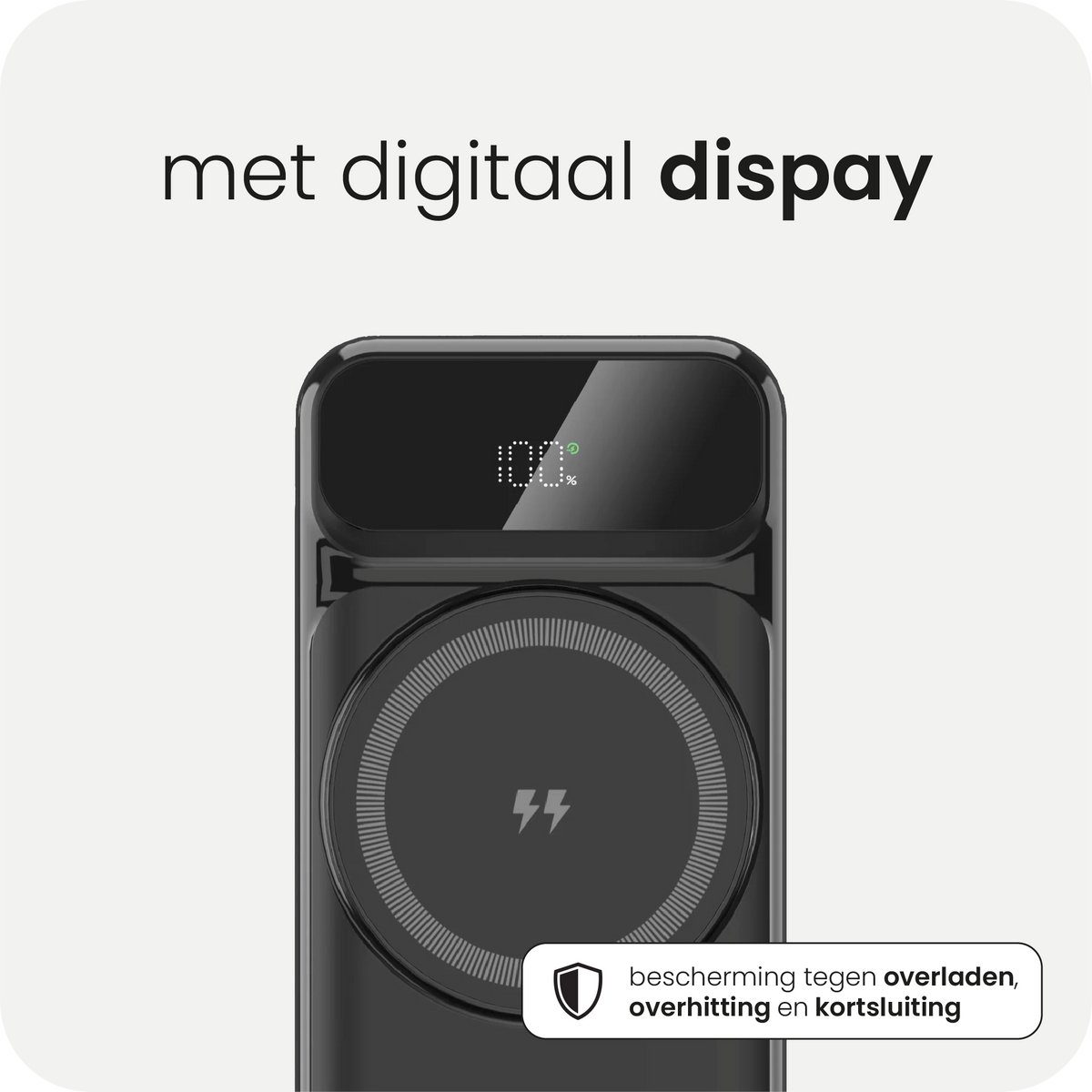 SYVOX Powerbank 20.000 mAh met MagSafe Draadloos 15W - afbeelding 3