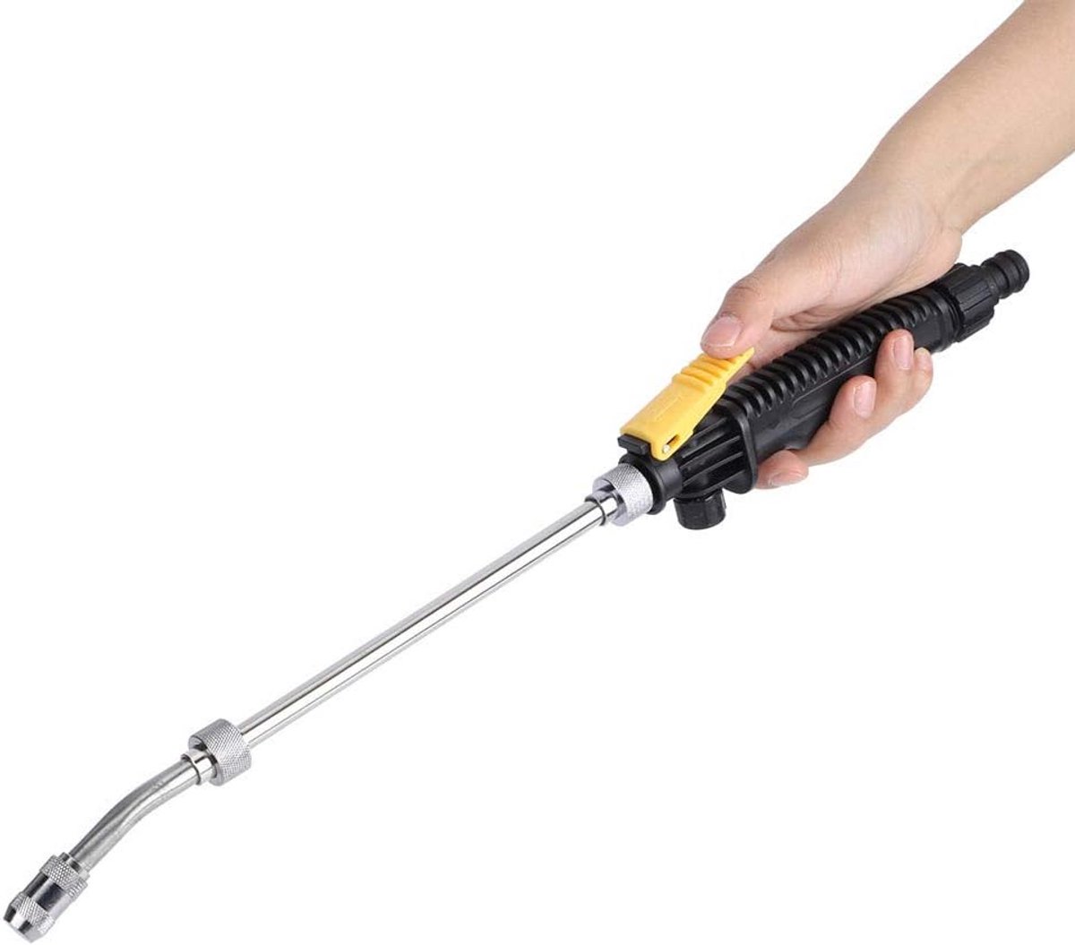 Hogedrukslang Sproeikop met Verstelbare Straal voor Tuin en Auto