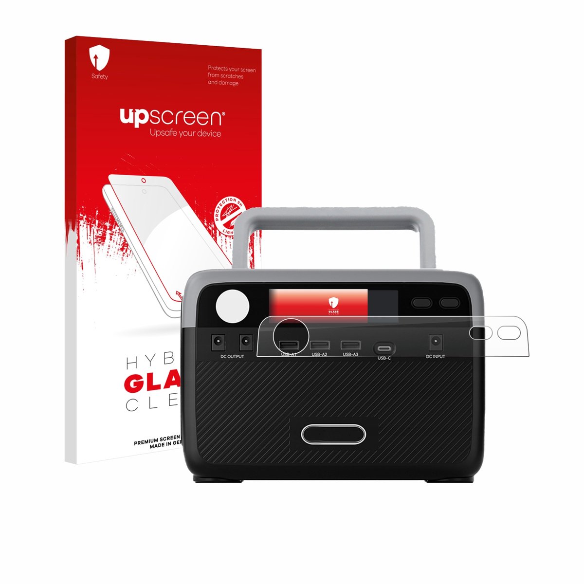 upscreen - Screenprotector voor Flashfish BP030B - Folie Beschermfolie Beschermglas transparant