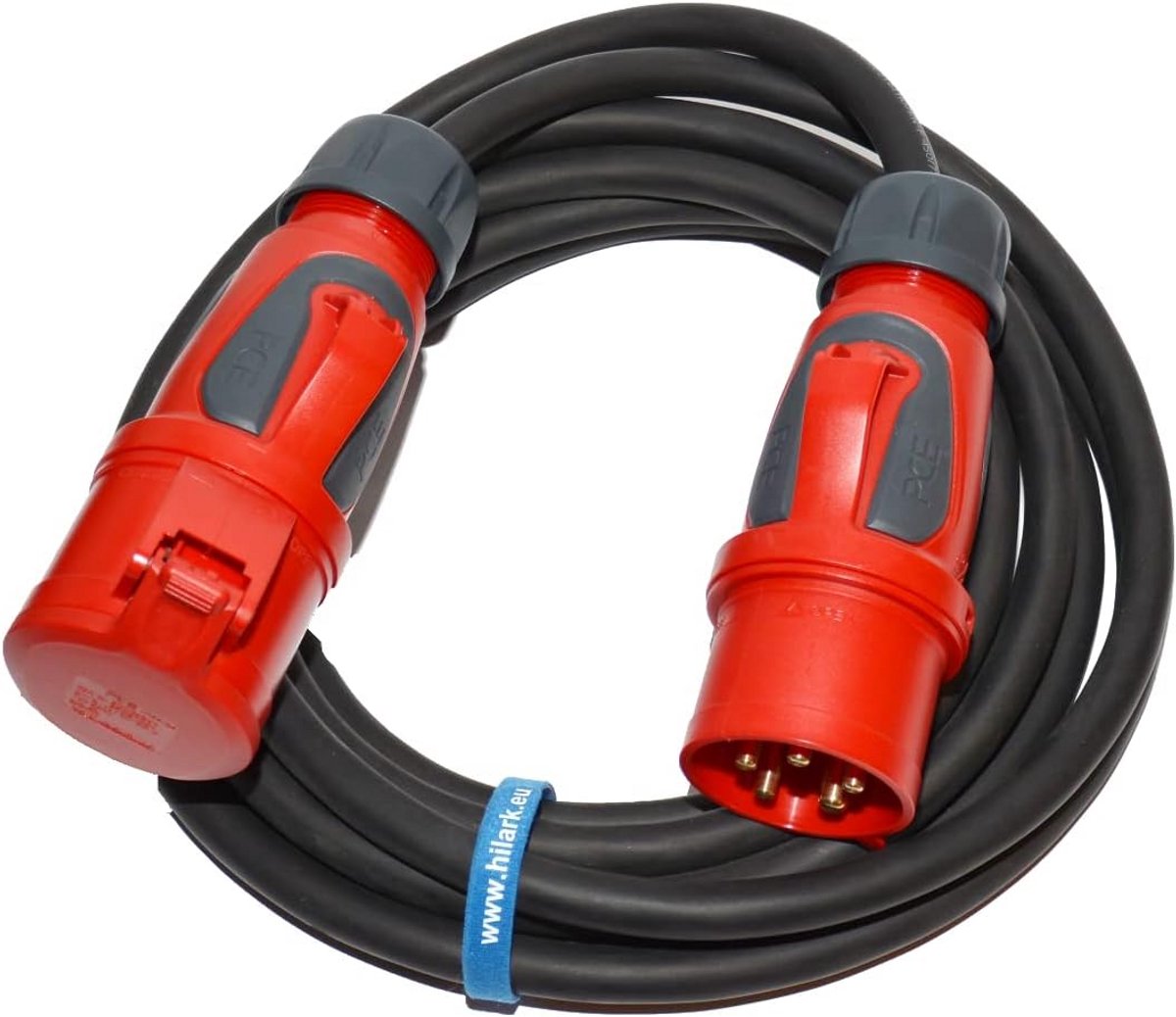Krachtige 15 meter verlengkabel H07RN-F 5x6 32A voor binnen en buiten