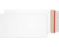 100x Offerte Enveloppen Wit 305x152mm Stevig Karton voor Verzending