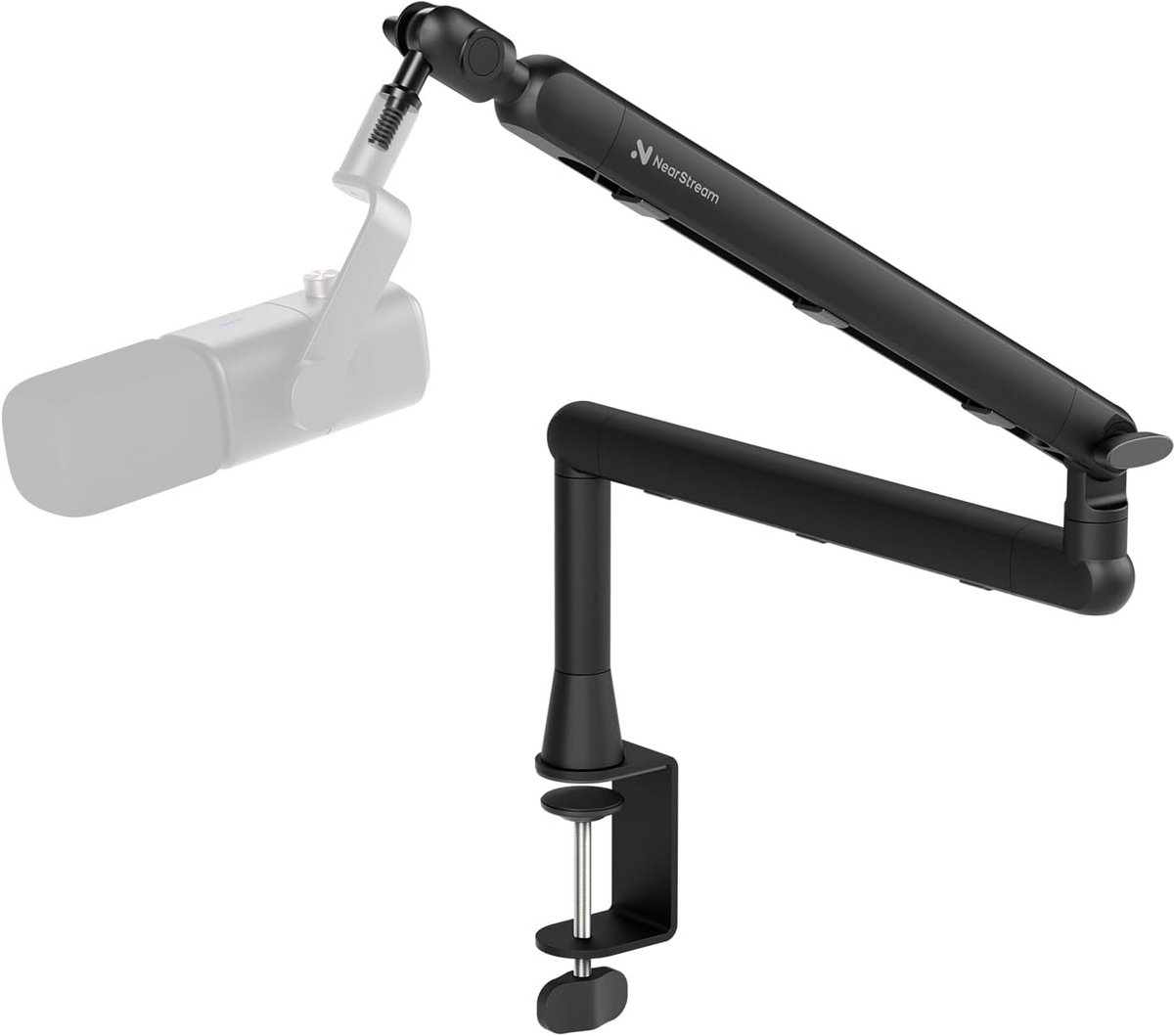 Verstelbare Microfoonstandaard met 360° Draaibare Arm voor Streaming en Podcasting