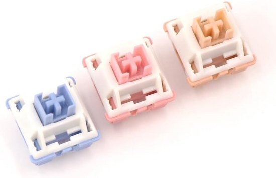 Outemu Cream Switch 5Pin 110 Stuks RGB Lineaire Stille Clicky voor Gaming Toetsenbord van Merkloos — afbeelding 5