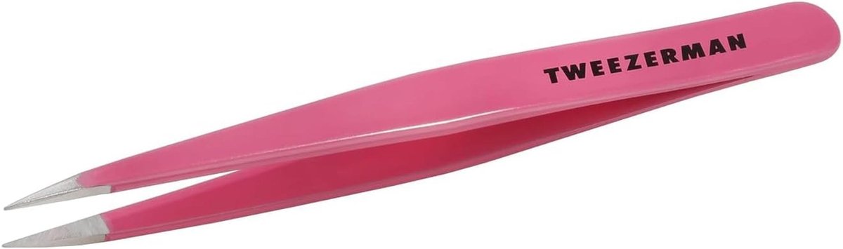 Punttang voor wenkbrauweptie - Handgeslepen puntjes - Roze