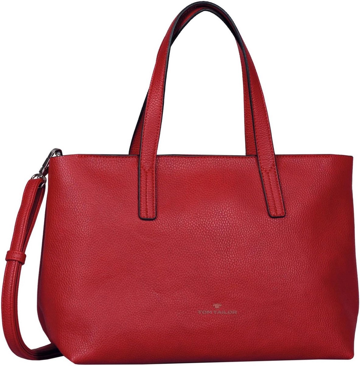 Dames Shopper in Kunstleer met Rits en Afneembare Schouderband