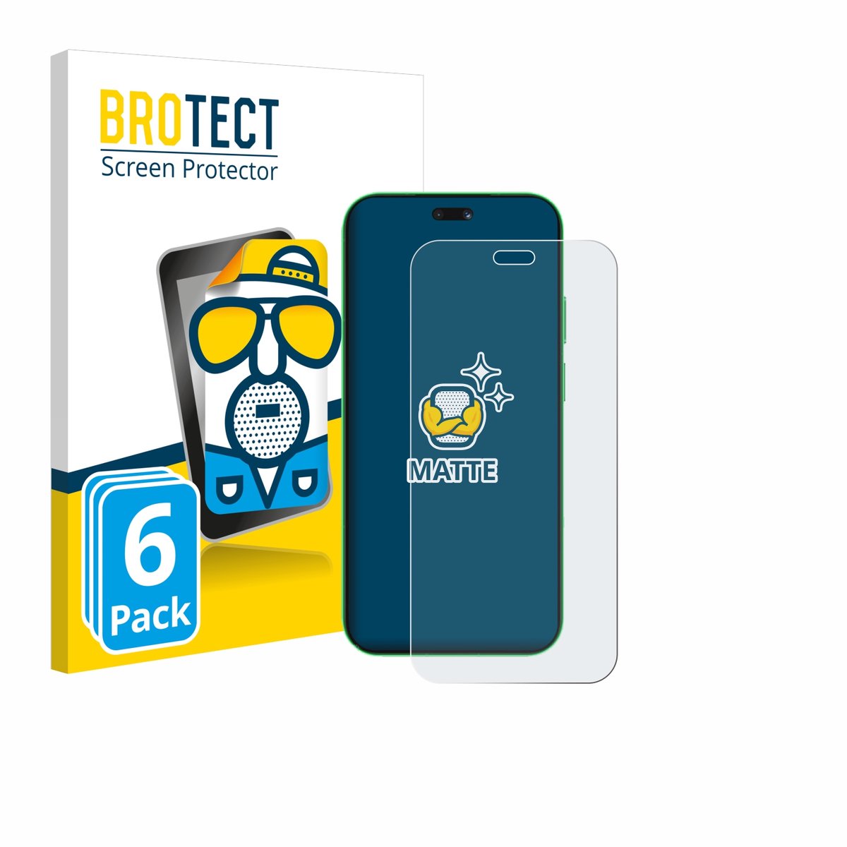 BROTECT - Screenprotector voor Huawei Nova 15 Ultra - Folie Beschermfolie matte 6 Stuks