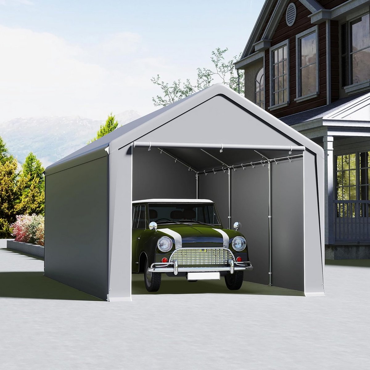 Robuuste Garage Tents & Carport 3x6m voor Auto, SUV en Opslag