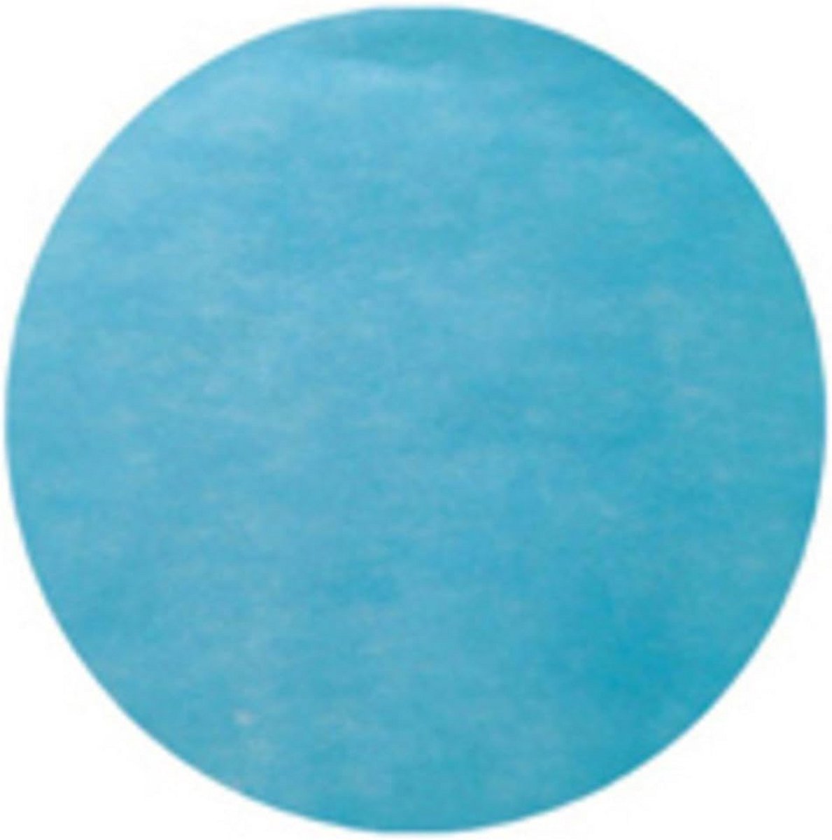 Set van 8 Uni Turquoise Ronde Placemats - Tafeldecoratie 34x34 cm