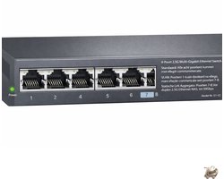 8-Poorts 2.5Gb Ethernet Switch – Onbeheerde Multi-Gig Switch – Fanless Netwerkhub – Ondersteunt VLAN en Static Link Aggregation – Gaming, NAS en PC – Plug & Play – Levenslange Bescherming