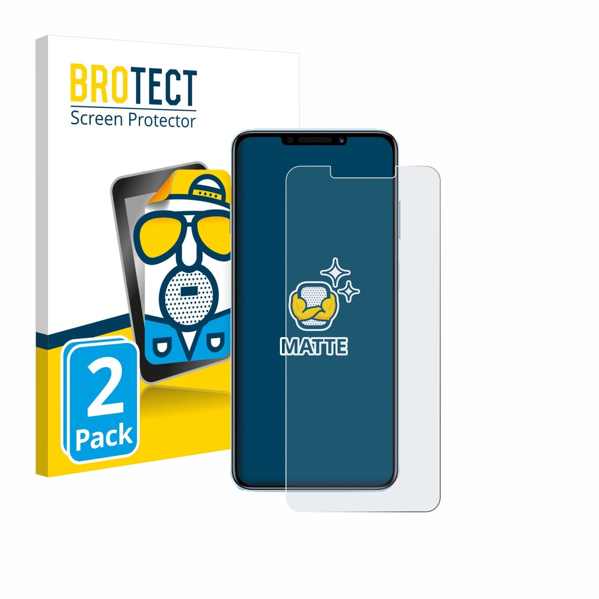 BROTECT - Screenprotector voor Huawei Nova 14i 4G - Folie Beschermfolie matte 2 Stuks