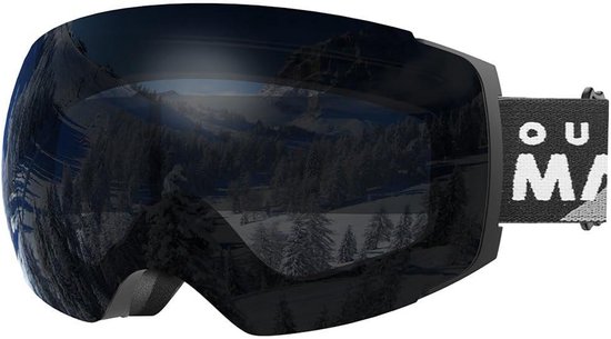 Frameloze Skibril met Verwisselbare Lens - 100% UV400 Bescherming voor Skiën en Snowboarden
