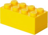 LEGO - Opbergbox Mini Brick 8 - Polypropyleen - Geel