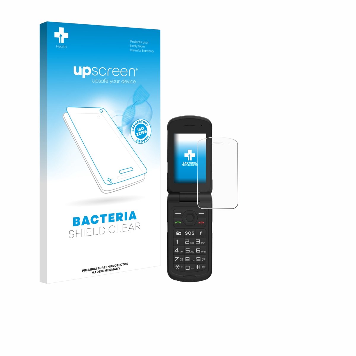 upscreen - Screenprotector voor AGM M10 - Folie Beschermfolie transparant antibacterieel