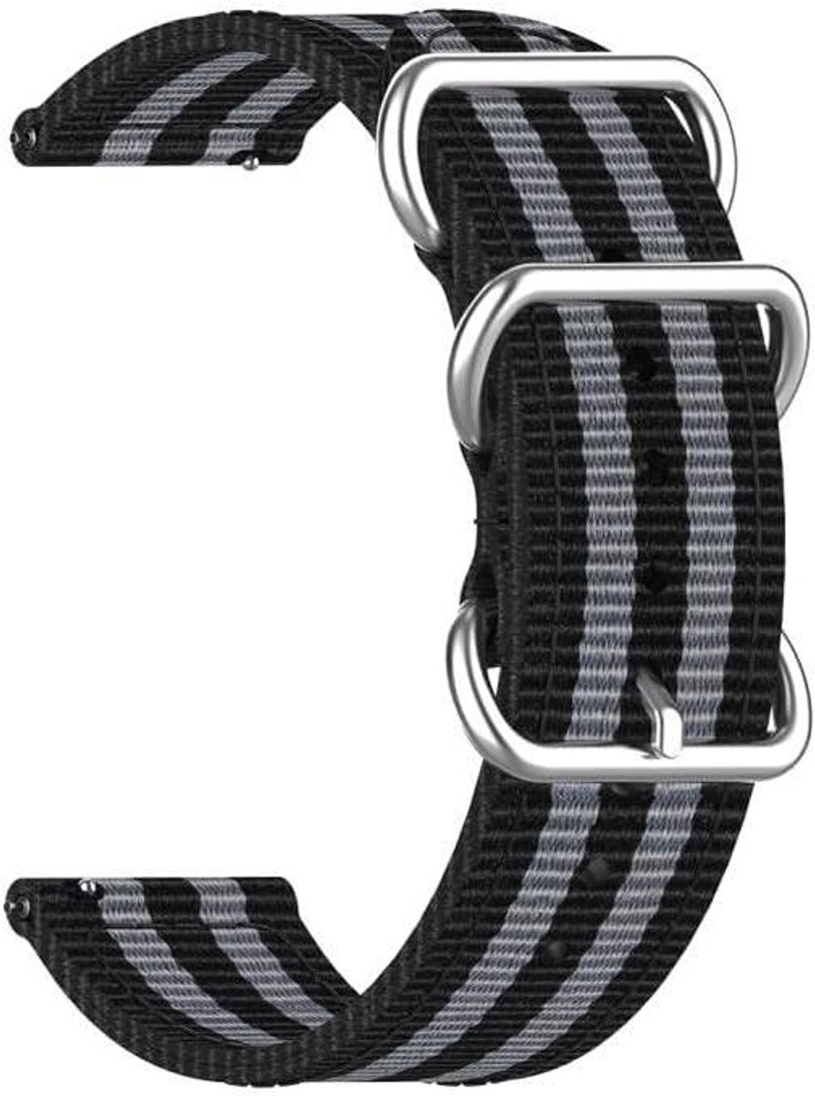 Nylon horlogebandjes voor BIOCERAMIC MOONSWATCH, Canvas Strap met 3 ringen, verstelbare ademende band voor volwassenen.