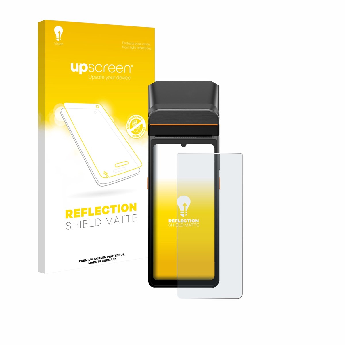 upscreen - Screenprotector voor Sunmi V3 A13 - Folie Beschermfolie anti glare matte