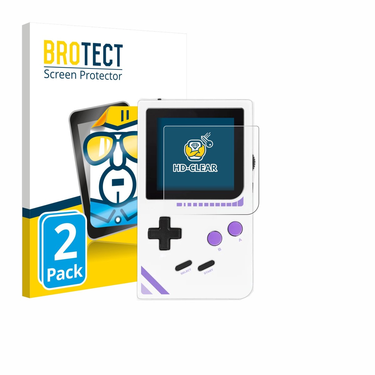 BROTECT - Screenprotector voor Modretro Chromatic - Folie Beschermfolie transparant 2 Stuks