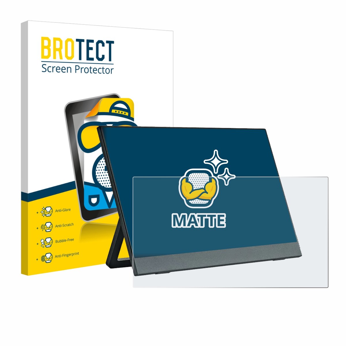BROTECT - Screenprotector voor Anmite A140W03 14" - Folie Beschermfolie matte