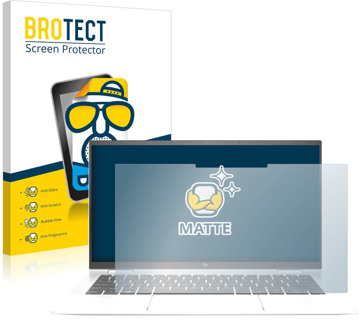 BROTECT - Screenprotector voor HP EliteBook x360 1030 G7 - Folie Beschermfolie matte