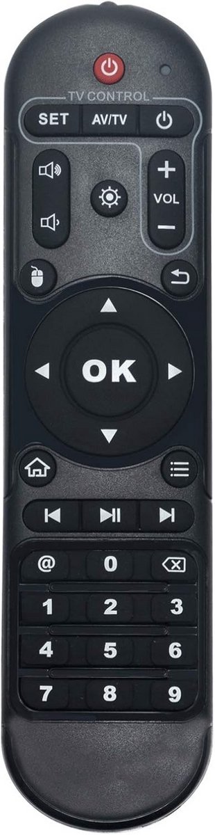 Universele Afstandsbediening voor Android TV Boxen zoals X33-005 en X96 Air