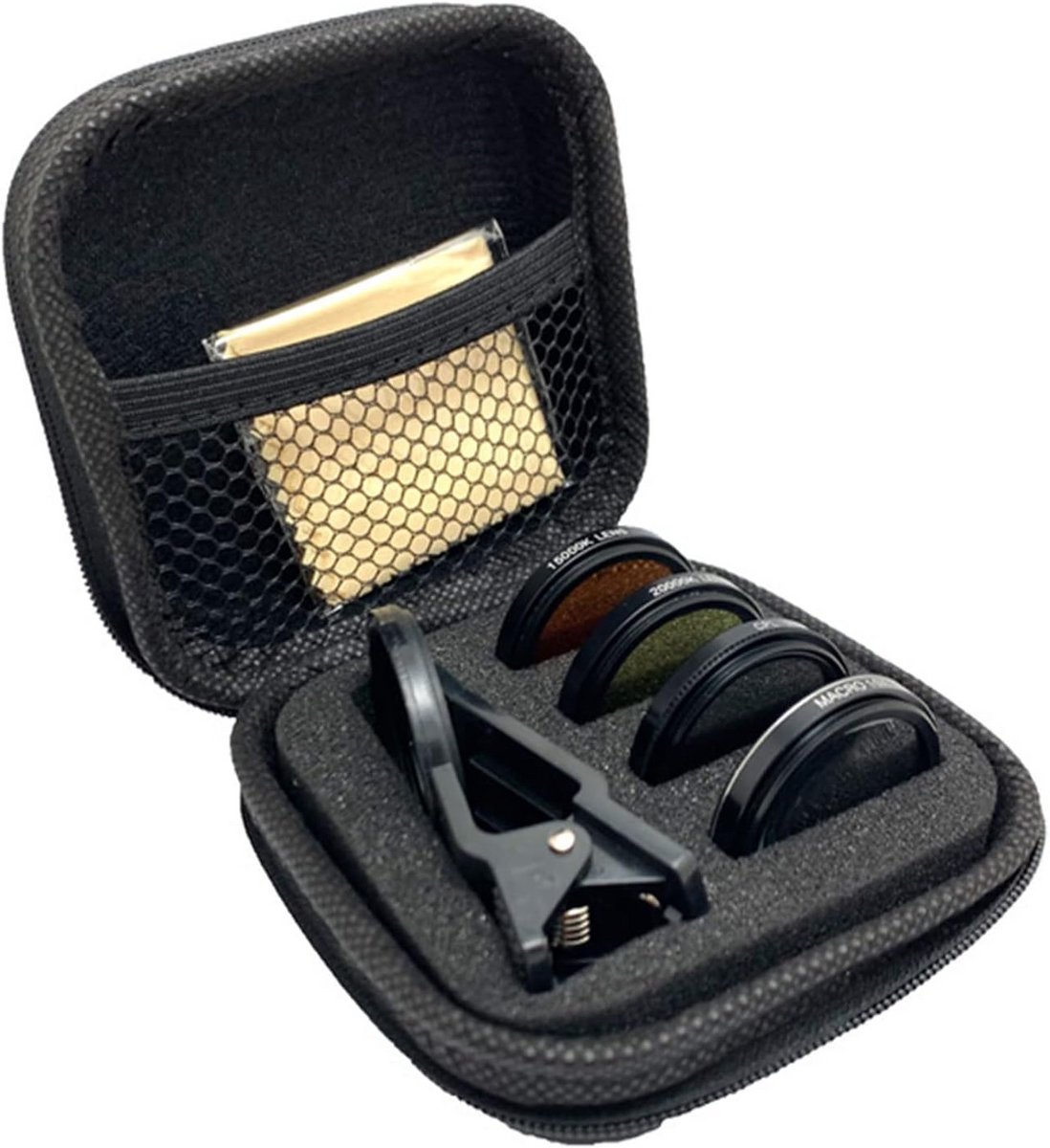 4-in-1 Macro Lens Set voor Aquarium & Aquaria: Koraal Kleurversterking, Anti-Reflectie & Close-Up Fotografie