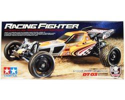 Tamiya Modelbouwpakket Militaire voertuigen - 58628 RC Buggy - Racing Fighter - DT-03 - The Real RC Plastic - 1:10 - Modelbouw