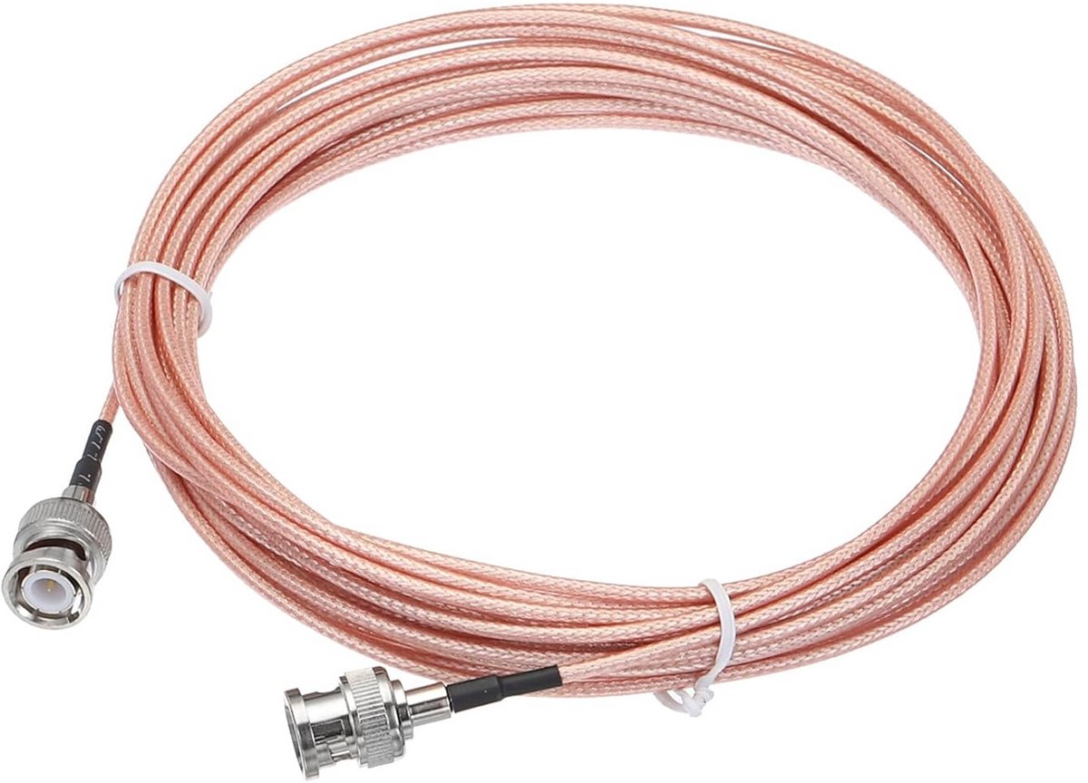 RG316 Coaxkabel met BNC Connectoren Laag Verlies voor Radio en Video