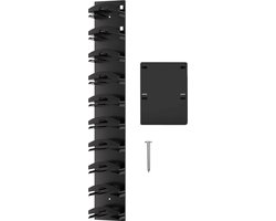 Hoedenrek, opbergrek Geschikt voor baseballpetten, eenvoudig te installeren, wandgemonteerd meerlaags hoedenrek displaystandaard (zwart)