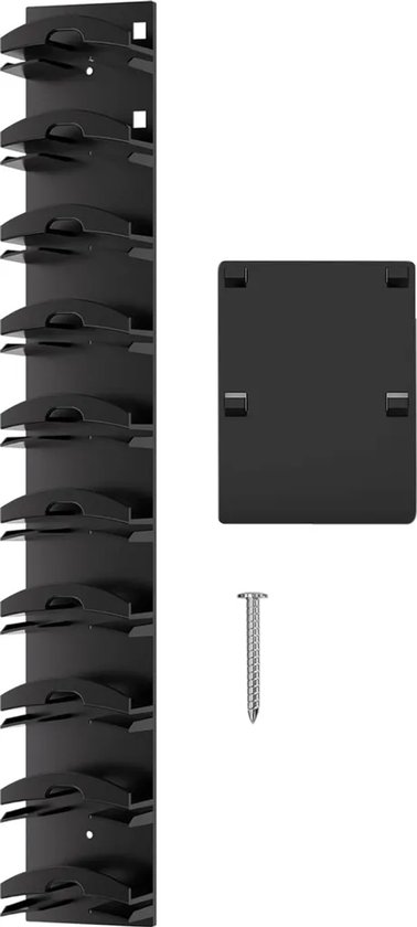 Hoedenrek, opbergrek Geschikt voor baseballpetten, eenvoudig te installeren, wandgemonteerd meerlaags hoedenrek displaystandaard (zwart)