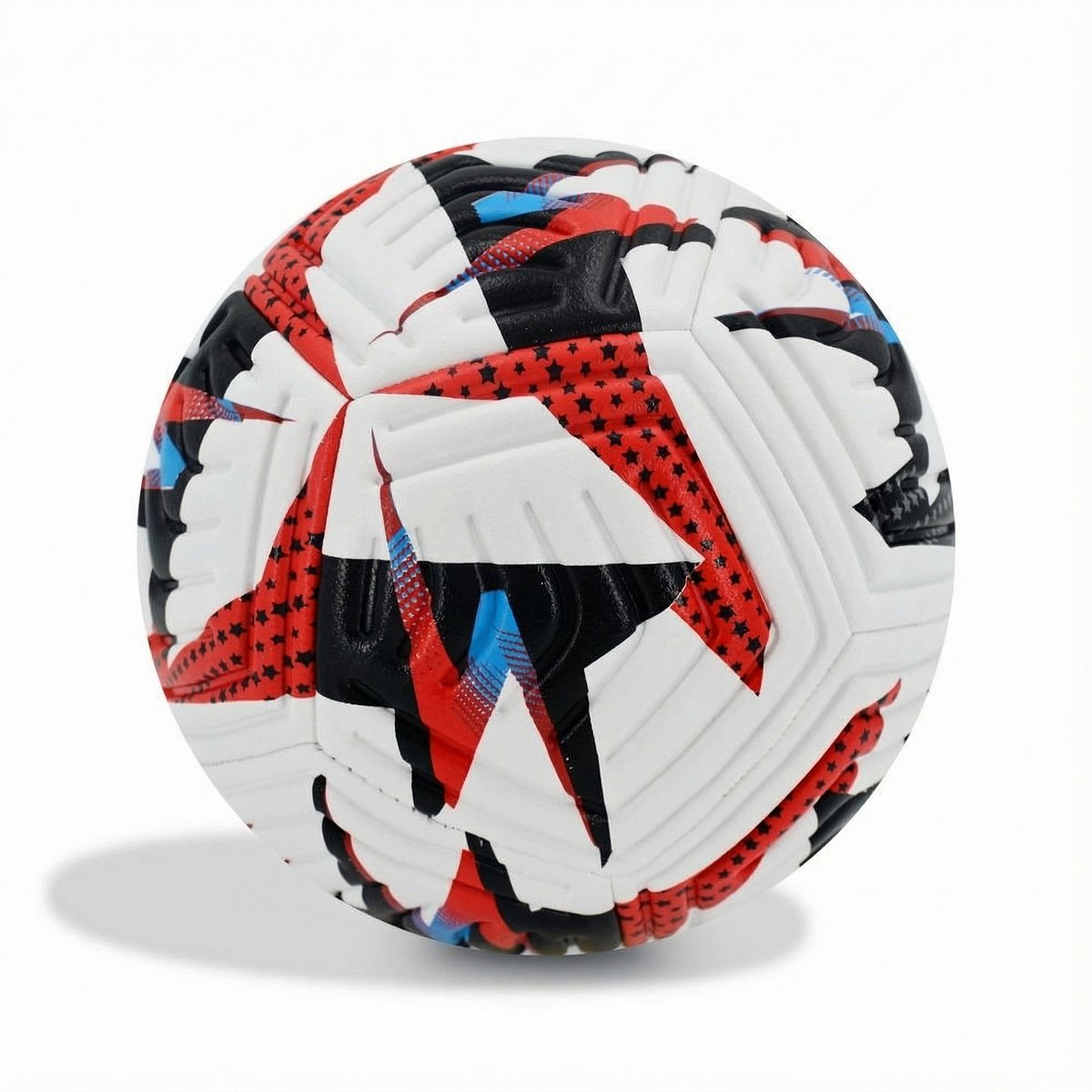 Suotu Voetbal - Maat 5 - Zachte TPU-hoes - Duurzame butyl binnenbal - Trainingsbal voor jongeren en volwassenen - Rood