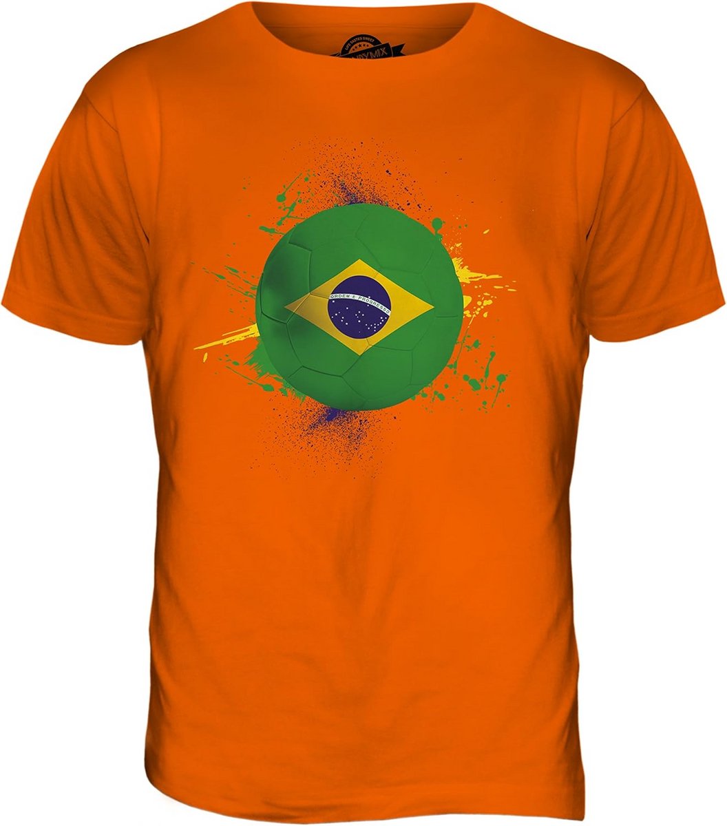 Voetbal T-Shirt Heren - Brazilie Stijl Korte Mouw | Comfortabel Katoen Shirt