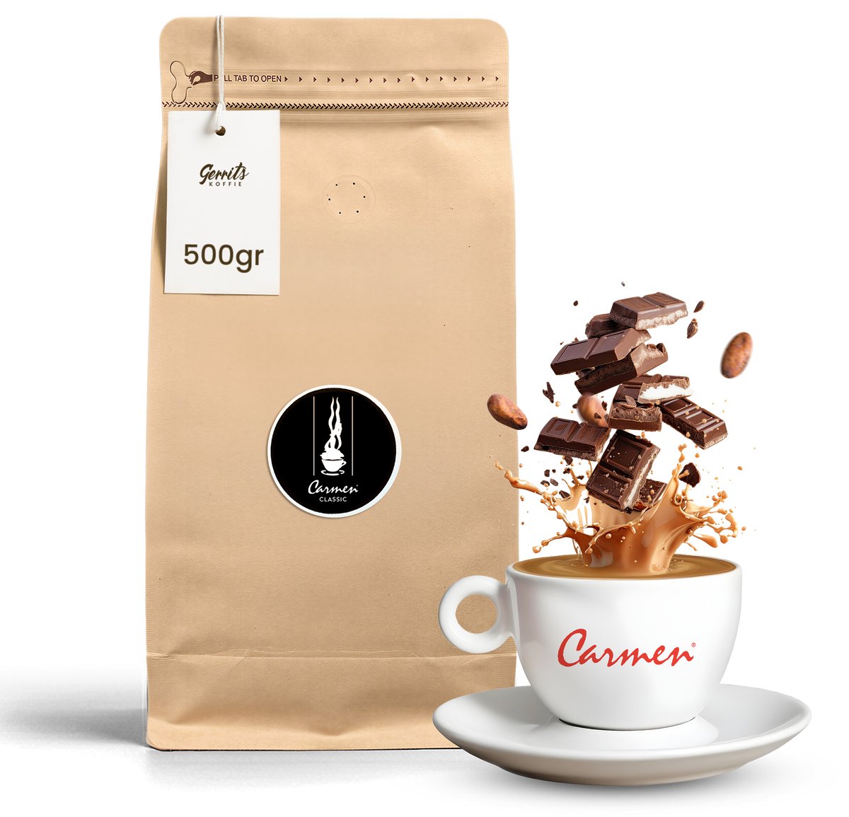 Carmen Classic 500g – Biologische Koffiebonen – Organic Coffee Beans
