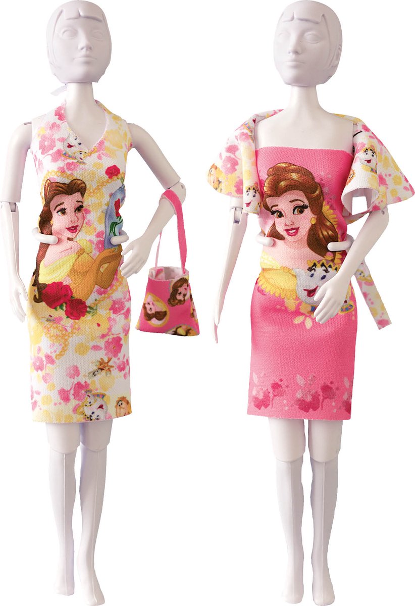 Dress Your Doll - Making Couture Outfit kit Disney Dolly Beauty Roses - Voor pop van 29cm - PN-0168778