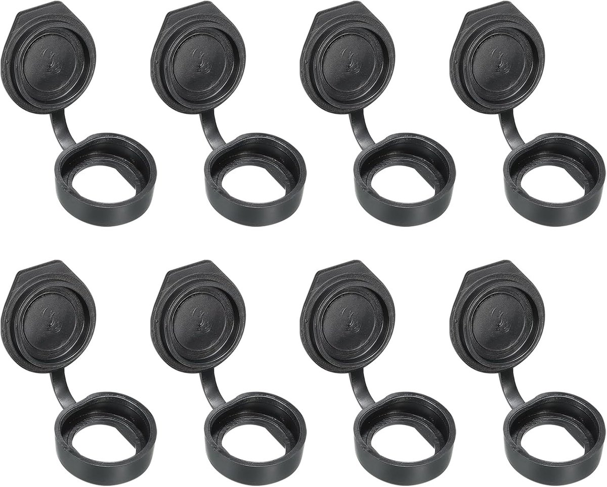 Dust Cover voor 19mm Cam Lock - Waterproof Rubber - Sleutelbescherming - Zwarte Cam Lock Accessoires - Bescherming tegen stof - Duurzaam rubber