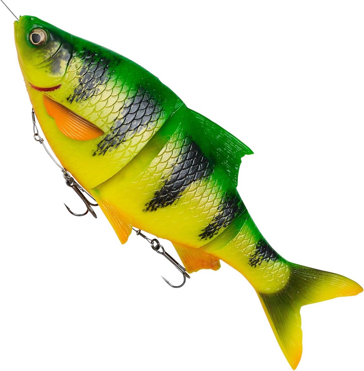 Kunstaas - Zinkend kunstaas - Vissen - Realistische Roach imitatie - 32 cm - Firetiger