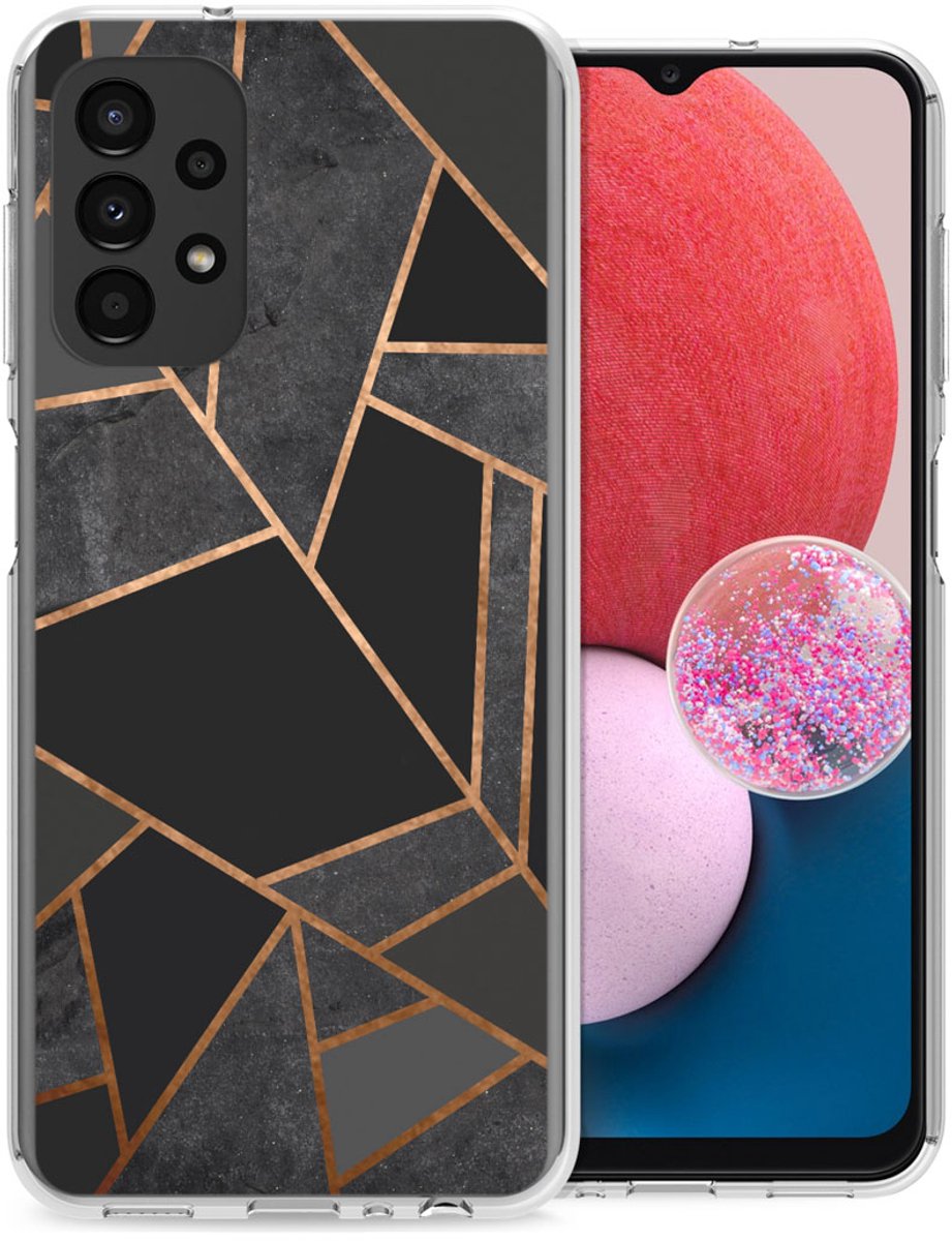 imoshion Hoesje - Geschikt voor Samsung Galaxy A13 (4G) - Design hoesje - Black Graphic