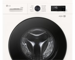 LG W4X1085NWB was‑droogcombinatie 8/5 kg met 6 Motion DD voor optimale stofverzorging - TurboWash 360 voor sneller wassen - Steam voor anti‑allergie en ThinQ slimme bediening. Energieklasse A