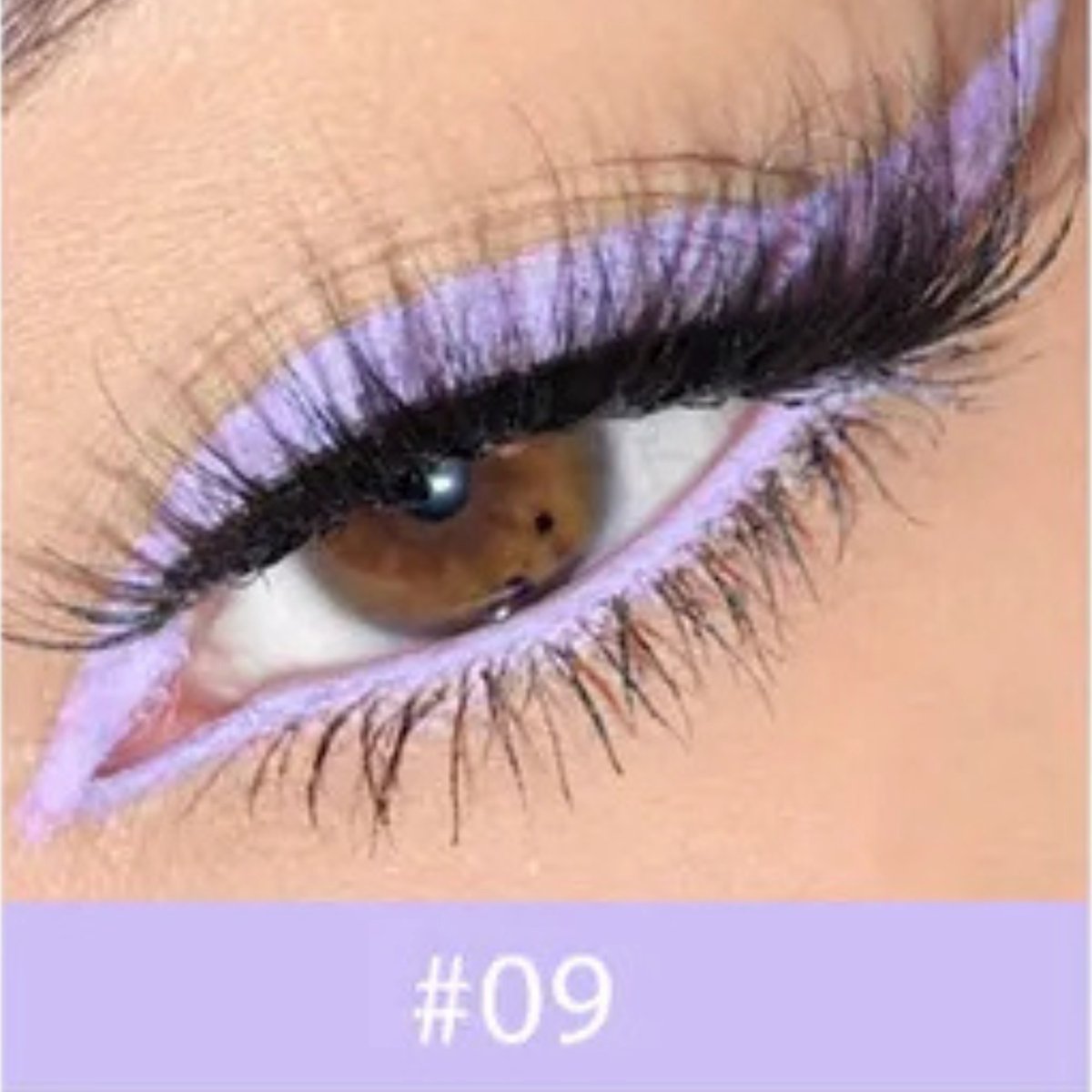 Waterproof Matte Gel Eyeliner - 09 Lila - 0.2g