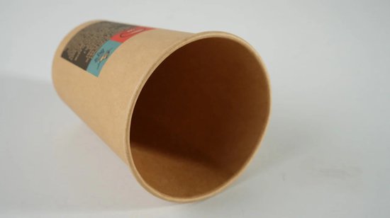 1000x Koffiebeker karton Nature Kraft Ø70mm 180ml 7oz vendingcup Bruin FSC en BIO Koffiebekers - Theebekers - Drinkbekers - Wegwerp Papieren Bekers - Reizen - Picknicks - Kamperen Hoogwaardige Lekvrije Kartonnen Bekers — afbeelding 3