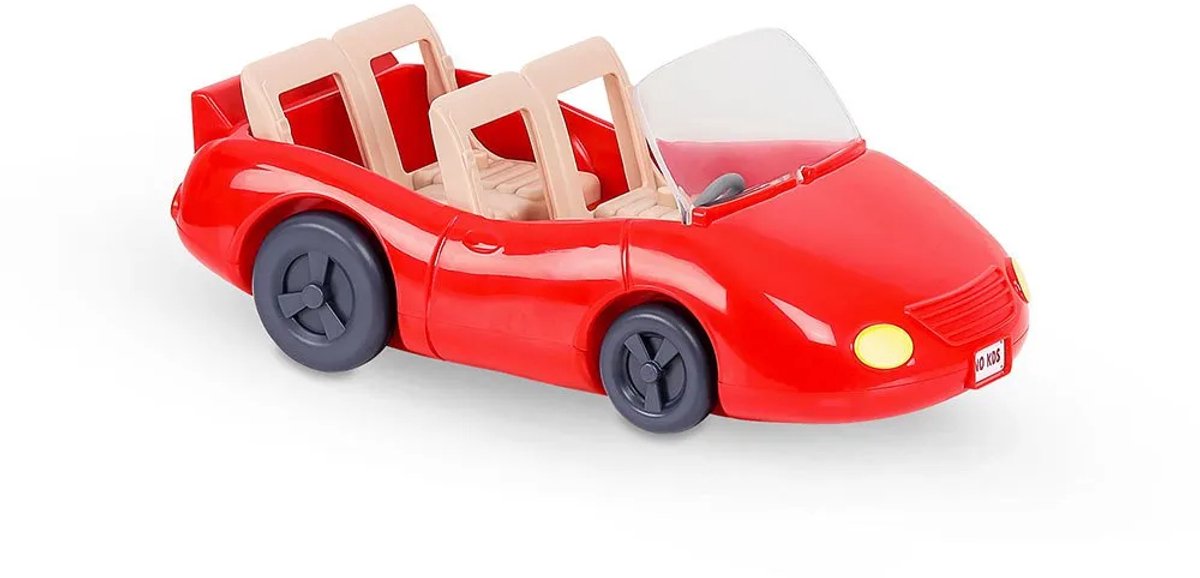 Bluey Cabriolet Rood Kinderen