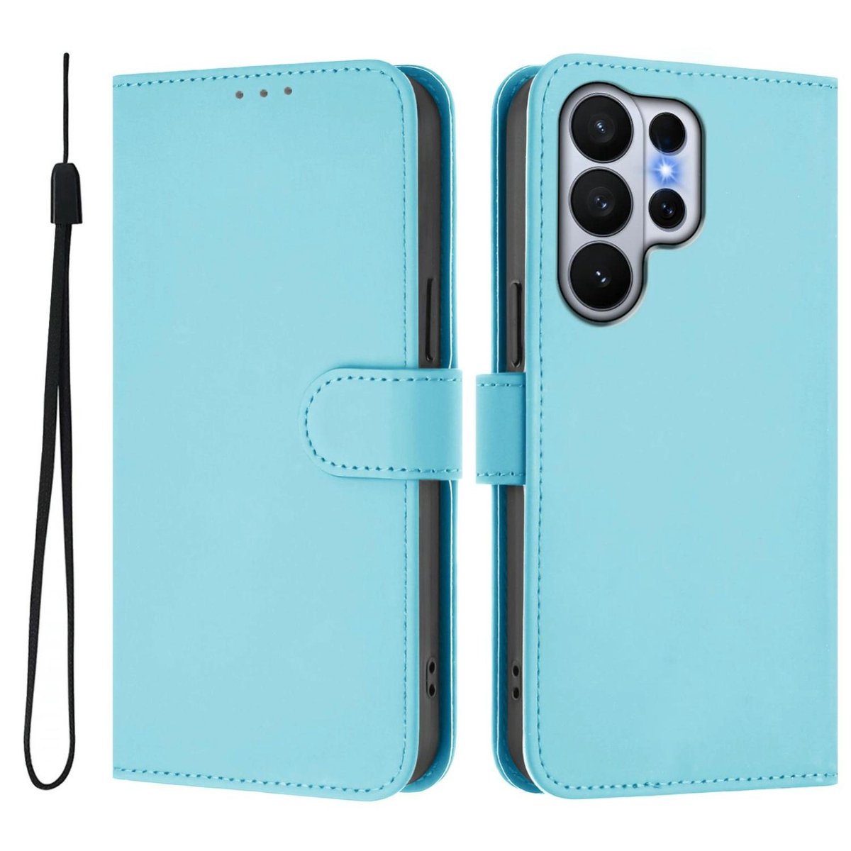 Mobigear Telefoonhoesje geschikt voor Samsung Galaxy S26 Ultra Hoesje | Mobigear Urban Wallet Bookcase Portemonnee | Pasjeshouder voor 3 Pasjes | Telefoonhoesje voor Pinpas / OV Kaart / Rijbewijs - Blauw