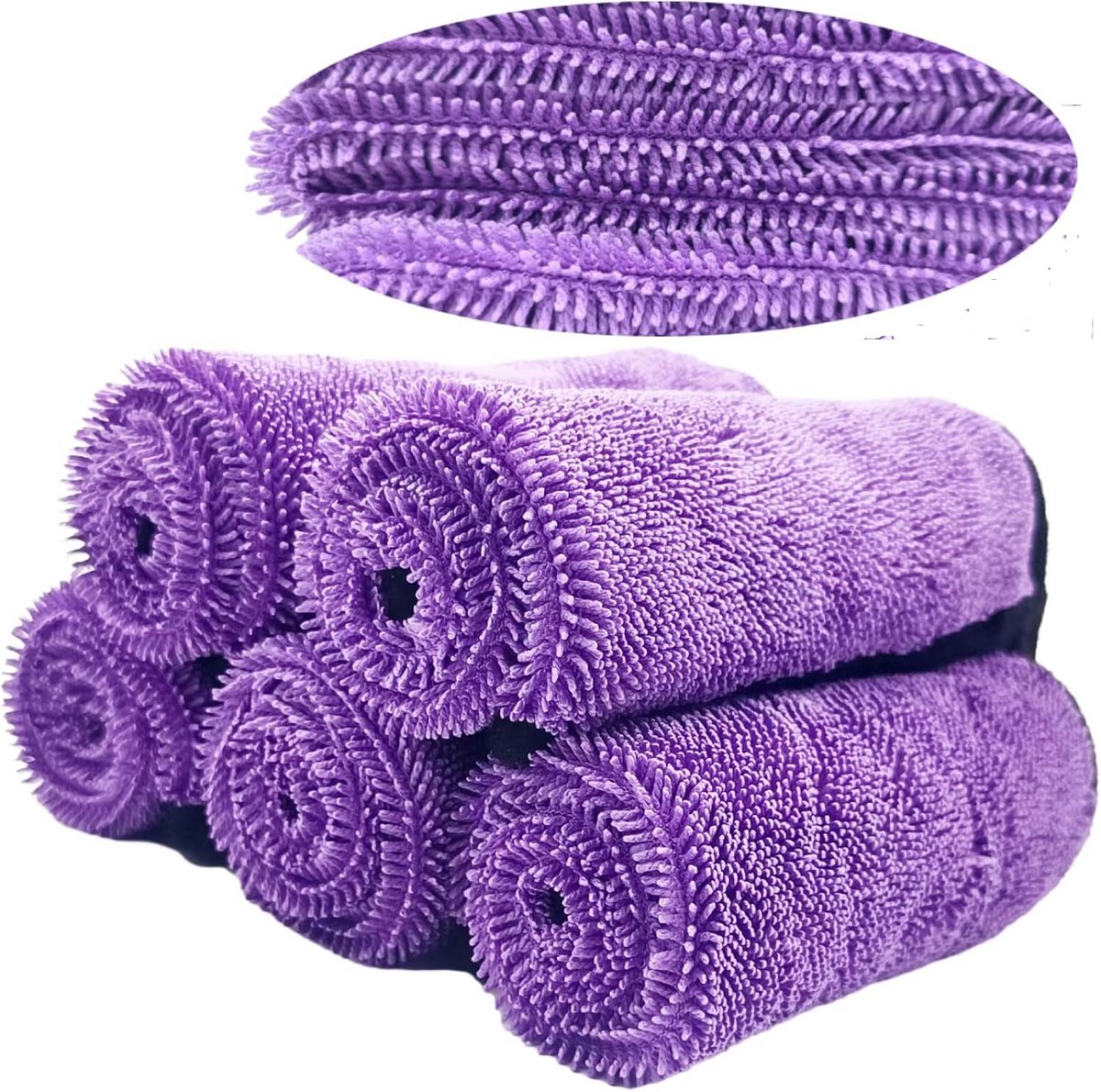 5 Stuks Absorberende Microvezel Baddoeken/Droogdoeken 30x30 cm voor Douche & Badkamer