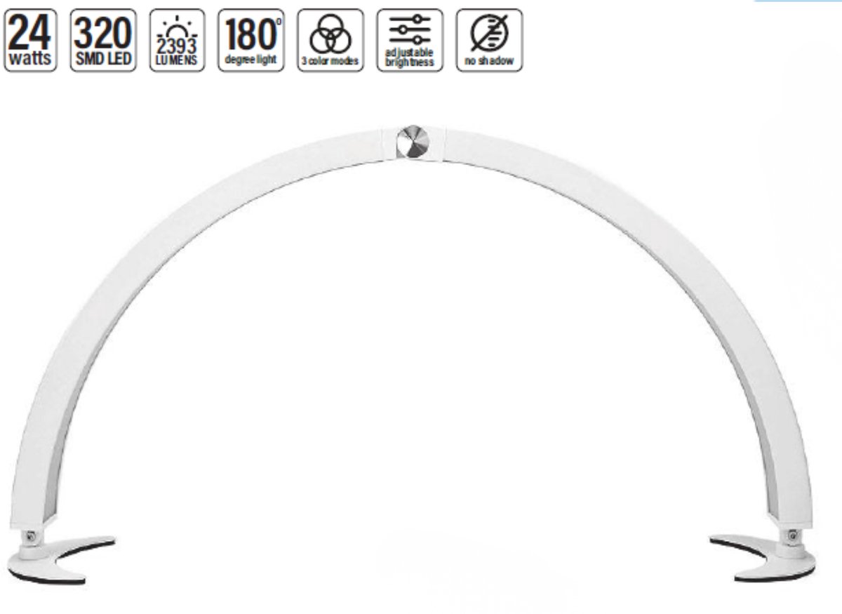 RickiParodi Hi-Lite – Professionele Nagellamp – Half Moon – LED – 24W – Opvouwbaar