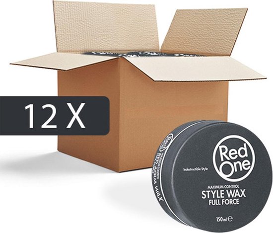 Red One Wax Zwart Gel Haarwax - Voordeelpakket 12 stuks