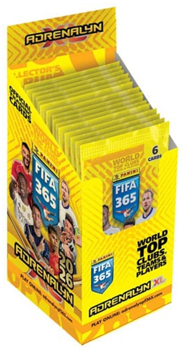 FIFA 365 Adrenalyn XL 2026 Trading Cards Flow Packs Display (24)